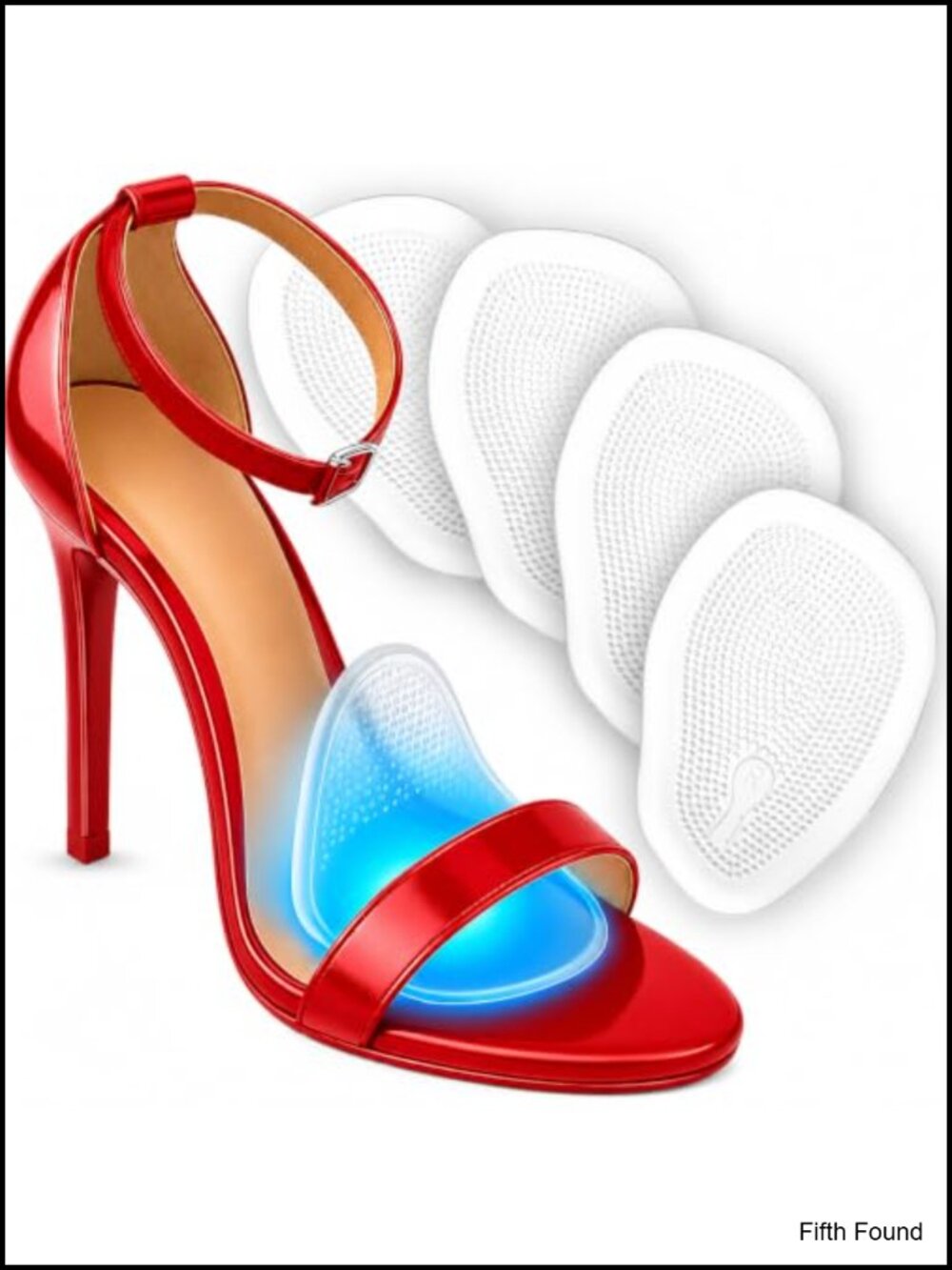 Ball of Foot Cushion Pads for High Heels Gel Shoe Insert Metatarsal Support
